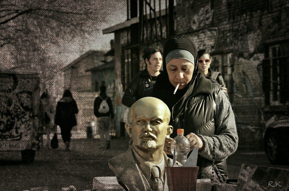 Muslima und Lenin RAW Gelände Berlin | Foto Ron Kirchner