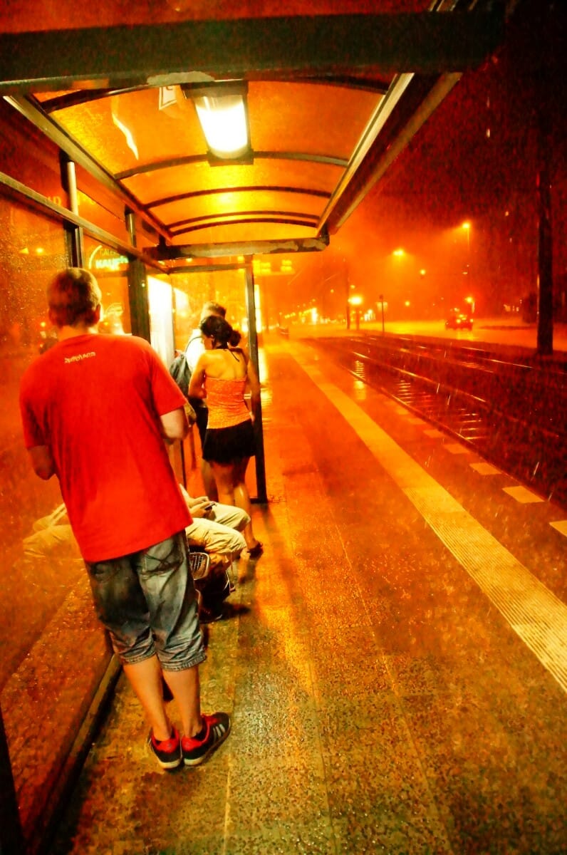 Sommerregen Berlin Hohenschoenhausen | Foto Ron Kirchner