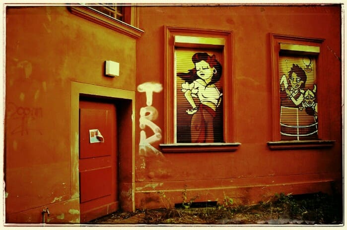 Hinterhof Streetart Berlin Pankow